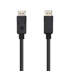 AISENS Cable Displayport V1.2 4K@60HZ, DP/M-DP/M, Negro, 10m
