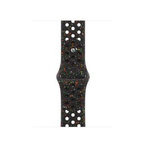 Apple MGAE4ZM/A Accesorios para dispositivos vestibles inteligentes Grupo de rock Negro Aluminio, Fluoroelastómero