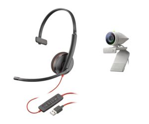 KIT WEBCAM POLY STUDIO P5 + AURICULAR 3210