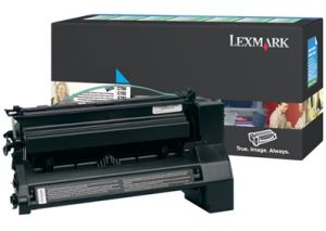 Lexmark C780, C782 Cyan High Yield Return Program Print Cartridge cartucho de tóner Original Cian