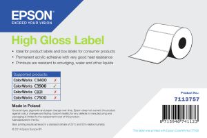 Epson High Gloss Label Etiqueta para impresora autoadhesiva