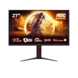 AOC G4 Q27G4ZD pantalla para PC 68,6 cm (27") 2560 x 1440 Pixeles Quad HD QD-OLED Negro, Rojo