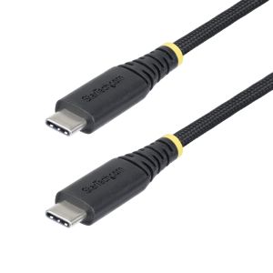 StarTech.com Cable de Carga USB-C de 1m - Cable Cargador USB Tipo C - PD EPR 240W 5A - Durable y Ultra Flexible - Cable Cargador USB 2.0 de Servicio Pesado - Certificado USB-IF