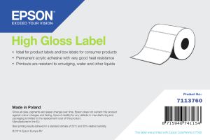 Epson High Gloss Label Etiqueta para impresora autoadhesiva