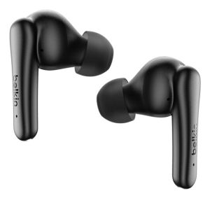 Belkin SoundForm Rhythm Auriculares Inalámbrico y alámbrico Dentro de oído Llamadas/Música USB Tipo C Bluetooth Negro