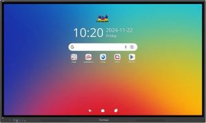 Viewsonic IFP6534 Display pizarra blanca interactiva 165,1 cm (65") 3840 x 2160 Pixeles Pantalla táctil Negro