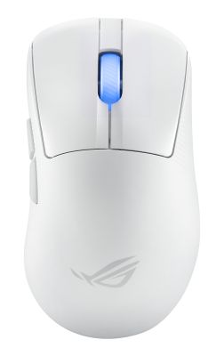 ASUS ROG Keris II Ace Wireless AimPoint White ratón Juego mano derecha RF Wireless + Bluetooth + USB Type-A Óptico 42000 DPI