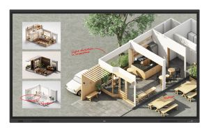 LG 86TR3DQ pizarra blanca interactiva 2,18 m (86") 3840 x 2160 Pixeles Pantalla táctil Negro HDMI