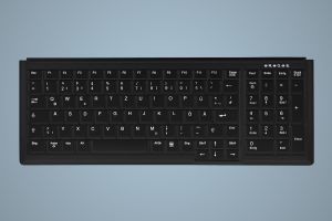 Active Key АК-7000 teclado Industrial PS/2 QWERTY Inglés de EE. UU. Negro