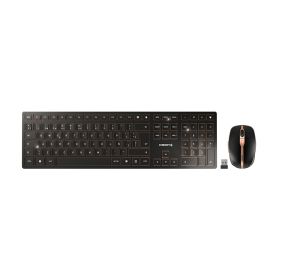 CHERRY DW 9100 SLIM teclado Ratón incluido RF Wireless + Bluetooth QWERTY Español Negro