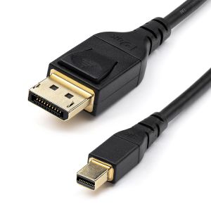 StarTech.com Cable Adaptador de 2m Mini DisplayPort a DisplayPort 1.4 Certificado por VESA - HDR de 8K 60Hz HBR3 - Cable mDP a Super UHD a DP 1.4 - Ultra HD 4K 120Hz - Cable de Vídeo para Monitor