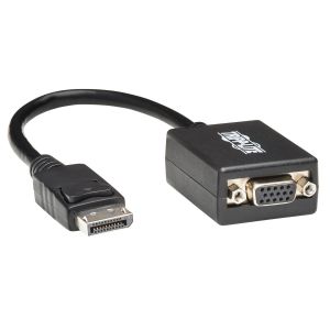 Tripp Lite P134-06N-VGA Adaptador de Cable Activo DisplayPort a VGA, 1920 x 1200 /1080P (M/H), 15.24 cm [6 Pulgadas]