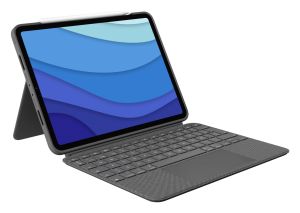 Logitech Combo Touch QWERTY Español Smart Connector Gris
