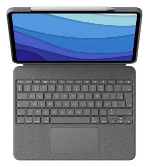 Logitech Combo Touch AZERTY Francés Smart Connector Gris