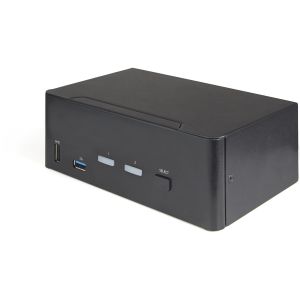 StarTech.com SV231DHU34K6 interruptor KVM Negro