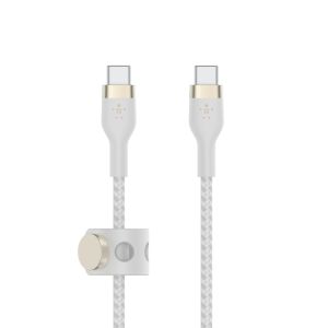 Belkin BOOST↑CHARGE PRO Flex cable USB 2 m USB 2.0 USB C Blanco