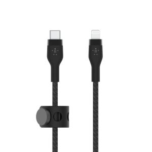 Belkin CAA011BT3MBK cable USB 3 m USB C USB C/Lightning Negro