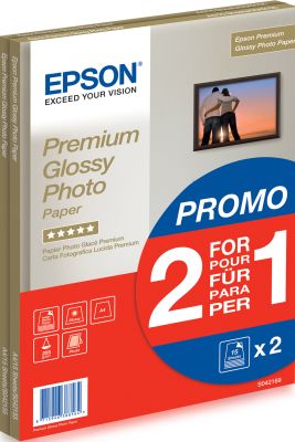 Epson Premium Glossy Photo Paper - A4 - 2x 15 Hojas