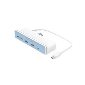 HYPER HD34A8 base para portátil y replicador de puertos USB 3.2 Gen 1 (3.1 Gen 1) Type-C Blanco