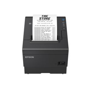 Epson TM-T88VII (132): USB, Ethernet, PoweredUSB, Black