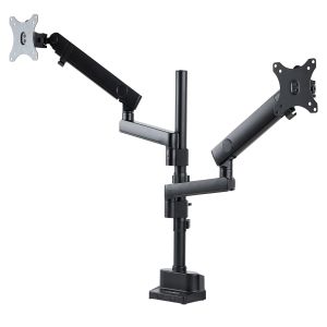 StarTech.com ARMDUALPIVOT soporte para monitor 81,3 cm (32") Abrazadera Negro