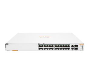 Hewlett Packard Enterprise Aruba Instant On 1960 24G 20p Class4 4p Class6 PoE 2XGT 2SFP+ 370W Gestionado L2+ Gigabit Ethernet (10/100/1000) Energía sobre Ethernet (PoE) 1U Blanco