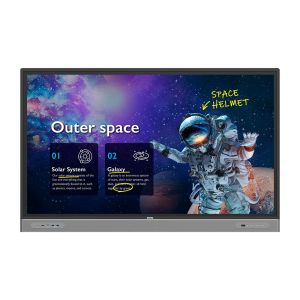 BenQ RM6503 pizarra blanca interactiva 165,1 cm (65") 3840 x 2160 Pixeles Pantalla táctil Negro, Gris