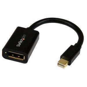 StarTech.com Adaptador Mini DisplayPort a DisplayPort - de Vídeo 4K x 2K - Conversor Mini DP a DP UHD - Convertidor mDP a DP 1.2 - de Ordenador mDP a Monitor DP - Macho a Hembra