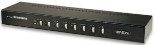 Lindy 39319 interruptor KVM Negro