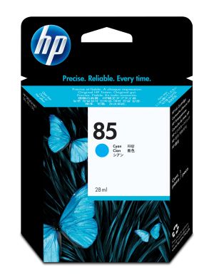HP Cartucho de tinta DesignJet 85 cian de 28 ml
