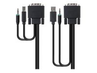 Belkin F1D9012B06 cable para video, teclado y ratón (kvm) Negro 1,8 m