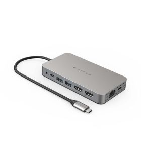 Targus DUEL HDMI 10-IN1 USB 3.2 Gen 1 (3.1 Gen 1) Type-C 5000 Mbit/s Acero inoxidable