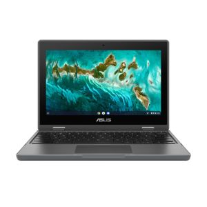 ASUS Chromebook Flip CR1 CR1100FKA-BP0271 - Portátil 11.6" HD (Celeron N4500, 4GB RAM, 32GB eMMC, UHD Graphics, Chrome OS) Gris Oscuro - Teclado QWERTY español
