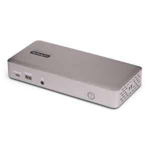 StarTech.com Docking Station USB4 para 3 Monitores 4K60 HDMI o DisplayPort - Dock USB Tipo C - Hub USB de 6 Puertos - Red Ethernet de 2,5GbE - PD 100W - Carga de Portátiles de 100W - sin Controladores
