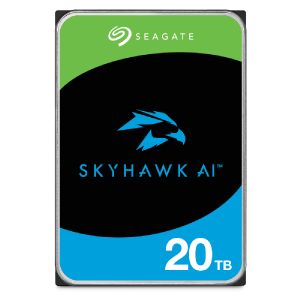 Seagate SkyHawk AI disco duro interno 20 TB 7200 RPM 256 MB 3.5" Serial ATA III