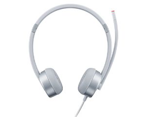 Lenovo 100 Stereo Analogue Headset Auriculares Oficina/Centro de llamadas Plata