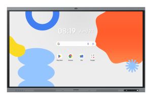 Samsung LH86WAFPLGC pizarra blanca interactiva 2,18 m (86") 3840 x 2160 Pixeles Pantalla táctil Negro, Gris