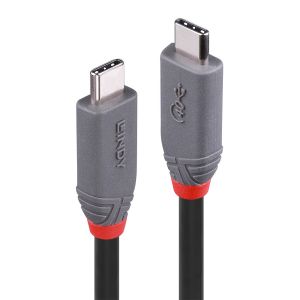 Lindy 36947 cable USB USB4 Gen 3x2 0,8 m USB C Negro
