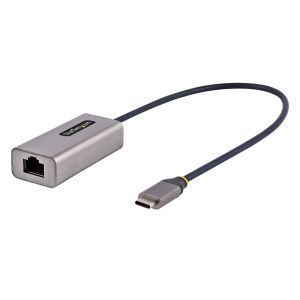 StarTech.com Adaptador USB-C a Ethernet, 10/100/1000 Mbps, Adaptador de Red Gigabit con Chipset ASIX AX88179A, Cable de 30cm, Dongle NIC USB Tipo C a Ethernet RJ45, Windows/macOS/Linux