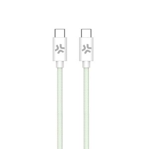 Celly USBCUSBCCOTTGN cable USB 1,5 m USB C Verde, Blanco
