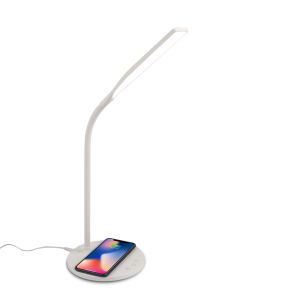 Celly WLLIGHT10WWH cargador de dispositivo móvil Smartphone Blanco USB Cargador inalámbrico Interior