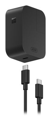 Microsoft Surface 45W USB-C Universal Negro Corriente alterna Interior
