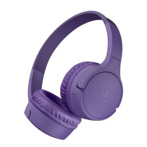 Belkin SoundForm Mini Auriculares Inalámbrico y alámbrico Diadema Llamadas/Música Bluetooth Púrpura