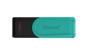 Kingston Technology DataTraveler 128GB Portable USB 3.2 Gen 1 Exodia S (Black/Turquoise)