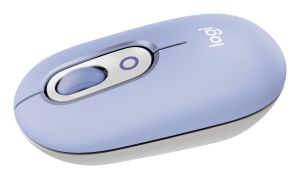 Logitech POP Mouse, ratón inalámbrico Bluetooth compacto y portátil con botones programables y clics discretos, tecnología Easy-Switch para alternar hasta 3 dispositivos, portátil, tablet, PC: Lila