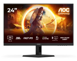 AOC G4 24G4HRE pantalla para PC 60,5 cm (23.8") 1920 x 1080 Pixeles Full HD LED Negro, Rojo