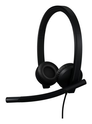 Logitech H570e Auriculares Alámbrico Diadema Oficina/Centro de llamadas USB Tipo C Negro