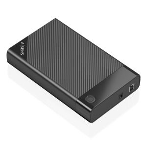 AISENS Caja Externa 3.5" ASE-3529B SATA A USB 3.0/USB3.1 Gen1, Negra