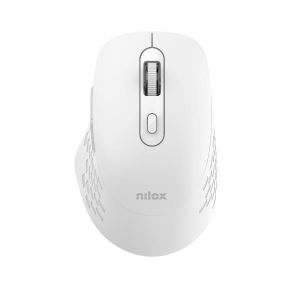Nilox RATON DUAL WIRELESS 1600 DPI BLANCO ratón Oficina Bluetooth + USB Type-A Óptico