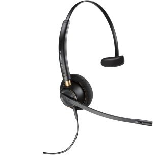 POLY Auriculares digitales monoaurales EncorePro 510D con desconexión rápida TAA